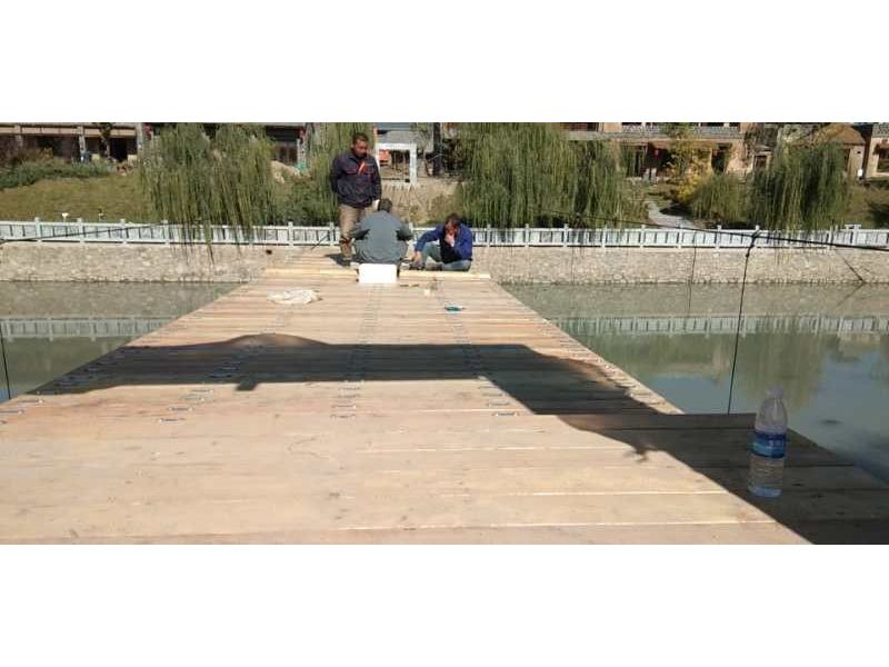 河北唐山木质吊桥施工