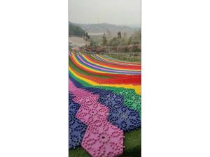 湖南衡陽七彩滑道完工