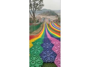 湖南衡陽七彩滑道完工